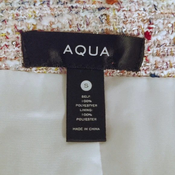 Aqua pink raw hemline jacket. Sz.S - Picture 13 of 14